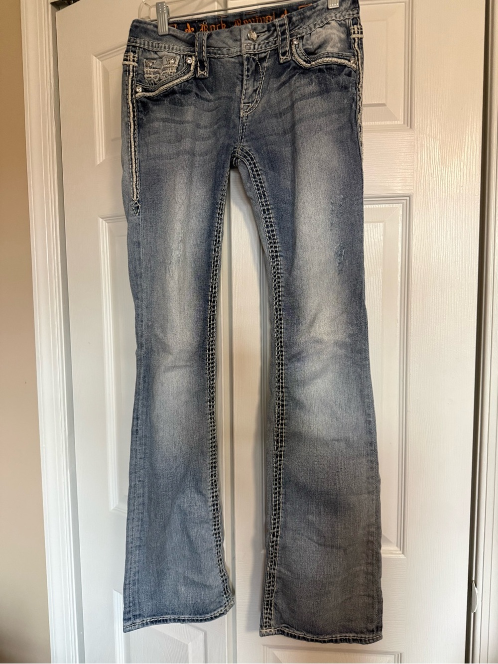 Rock Revival Donna Light Wash Boot-cut Jeans
